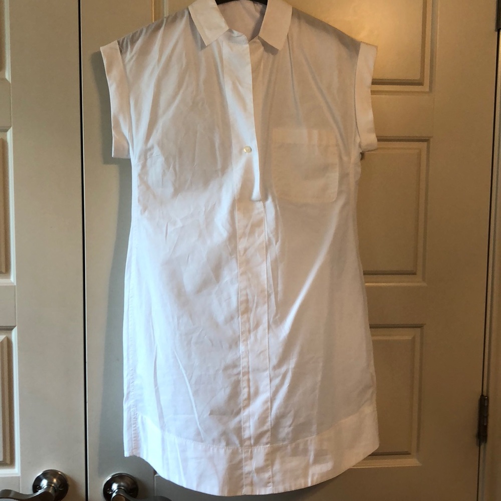 JCrew White tunic shirt dress